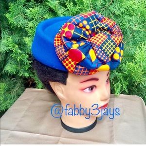 Handmade Ankara hat/ Ankara cap (Ankara craft)